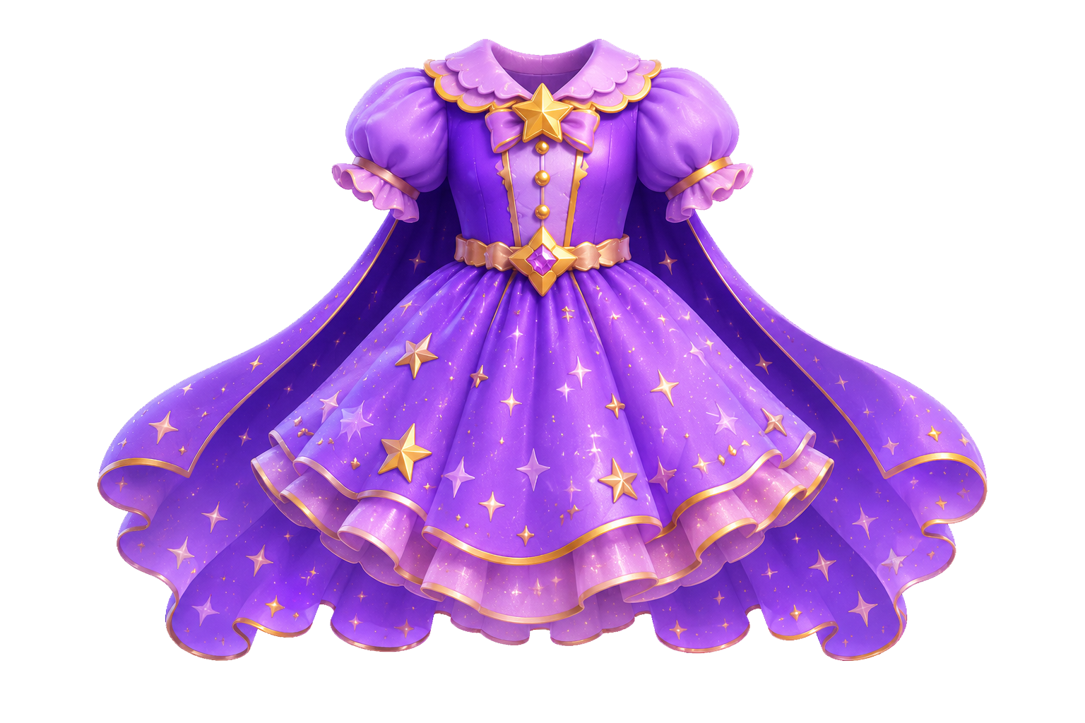 紫色礼服
