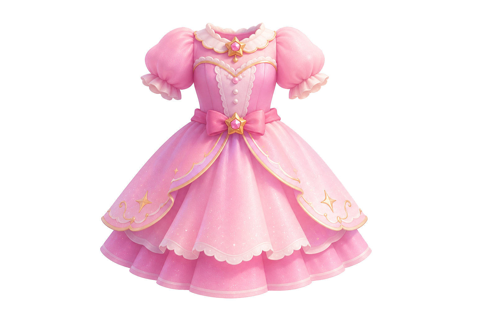 粉色礼服