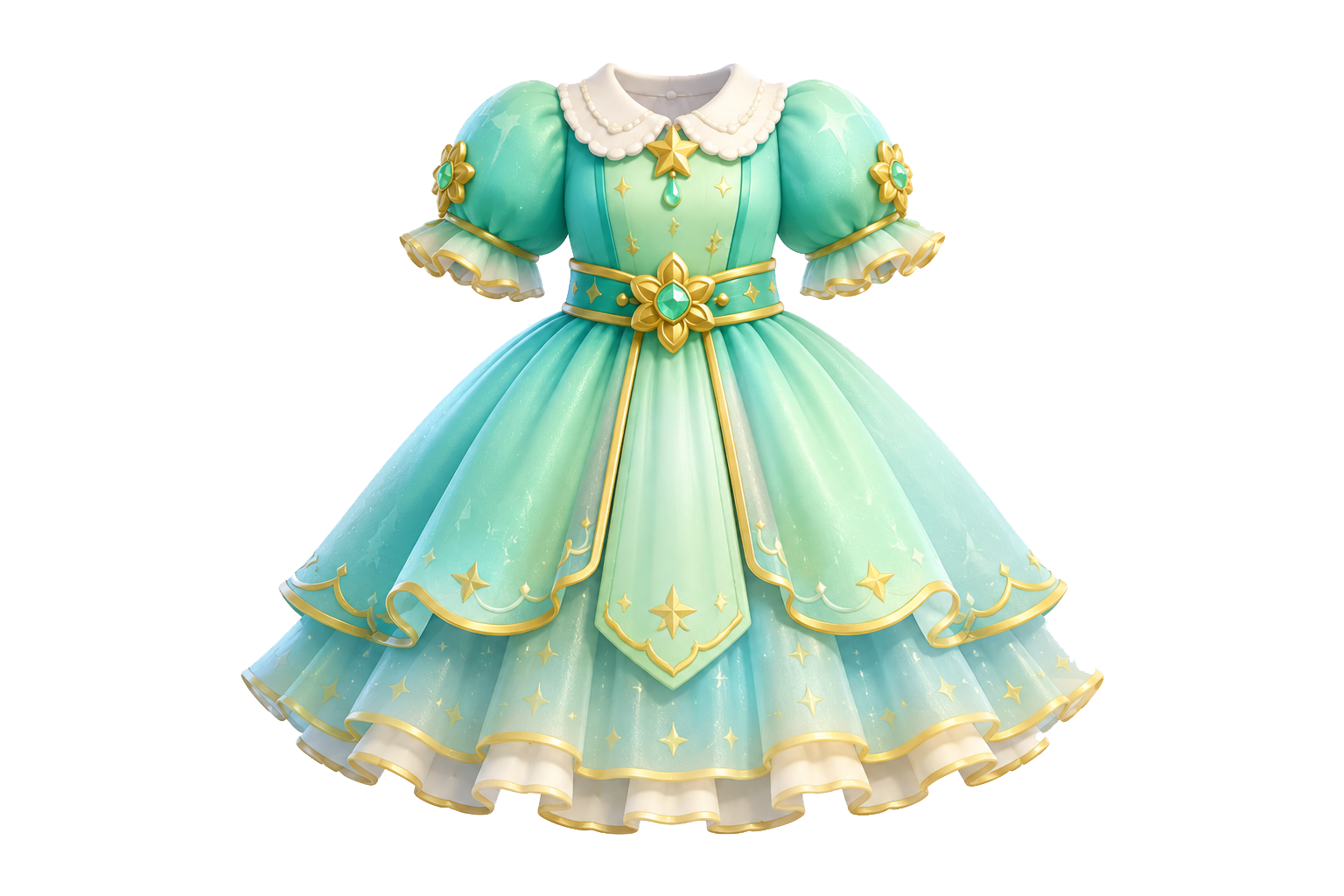 绿色礼服
